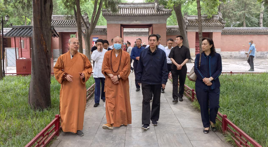 张建东副主任赴法源寺调研坚持宗教中国化方向工作情况