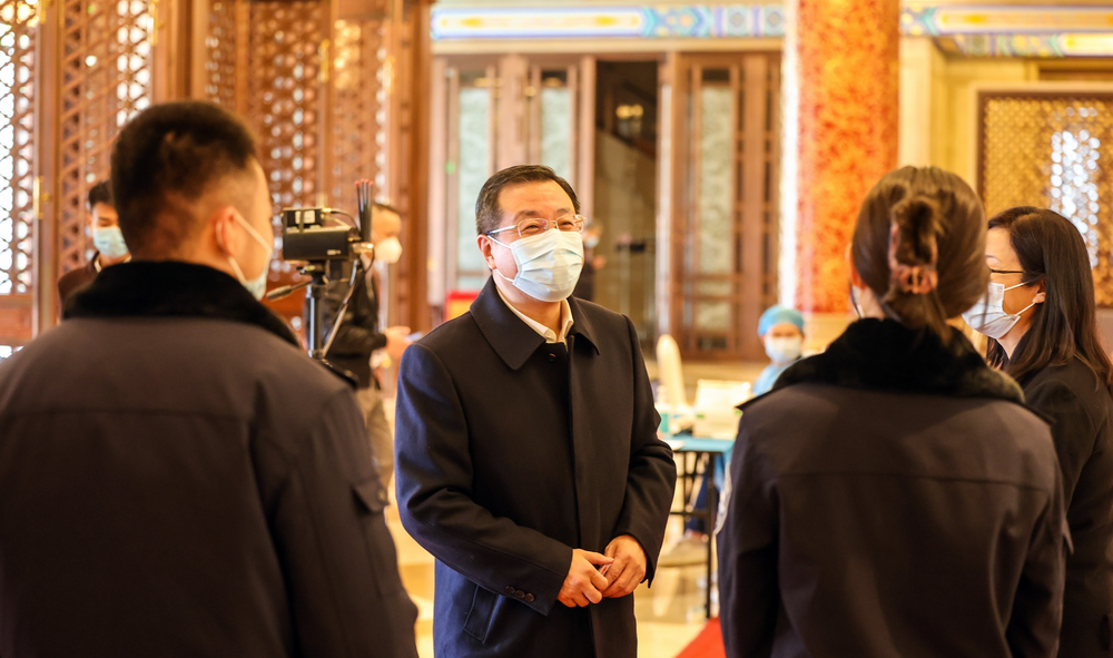 全国人大北京团代表报到