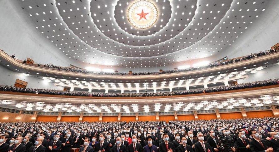 十四届全国人大一次会议在京开幕——开幕式现场