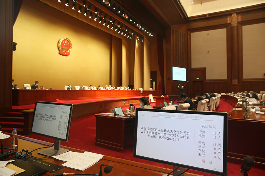 表决通过《北京市人民代表大会常务委员会关于召开北京市第十六届人民代表大会第一次会议的决定》.png