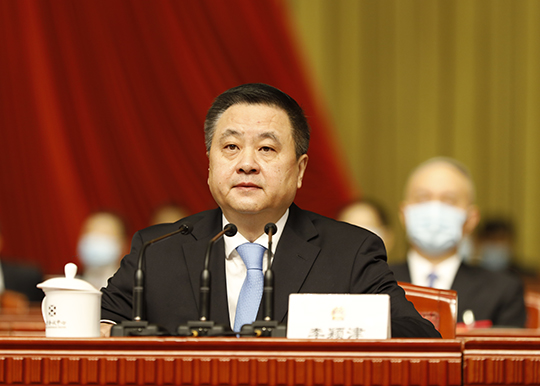 市人大常委会副主任李颖津主持会议