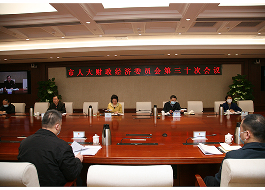 市人大财政经济委员会召开第三十次会议
