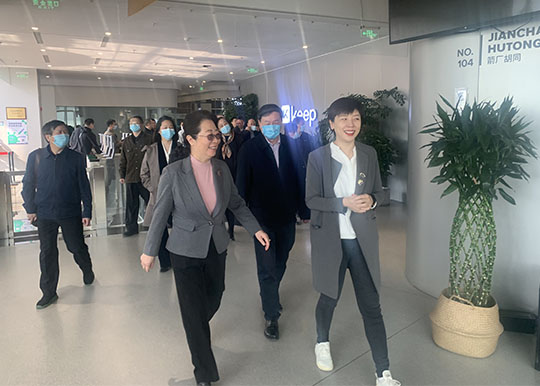 市人大常委会副主任闫傲霜带队调研群众体育健身大数据情况