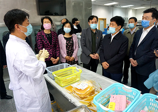 杜飞进副主任带队开展献血立法调研