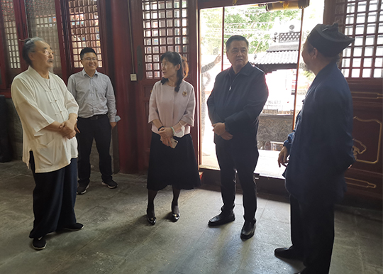 市人大常委会副主任李颖津带队赴市道教协会调研《北京市宗教事务条例》贯彻实施情况