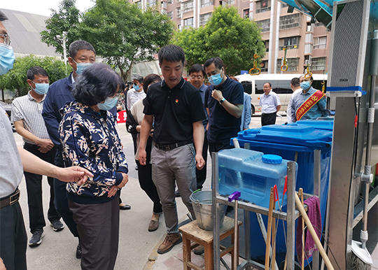 “两条例”执法检查“分类习惯养成”专题小组赴密云区进行调研