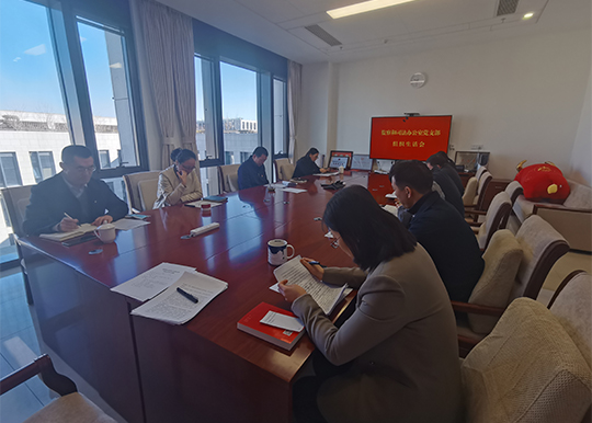 监察和司法办党支部召开组织生活会