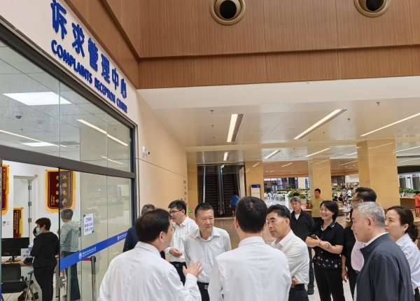 《北京市接诉即办工作条例》实施情况专题调研组到安贞医院通州院区调研