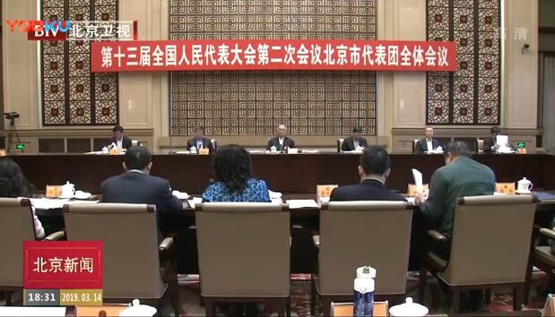 北京代表团审议大会各项决议草案 蔡奇陈吉宁李伟参加