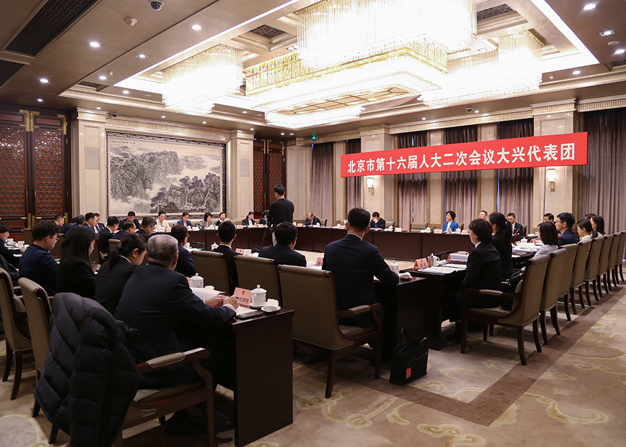 北京市第十六届人大二次会议延庆代表团举行全团会.png