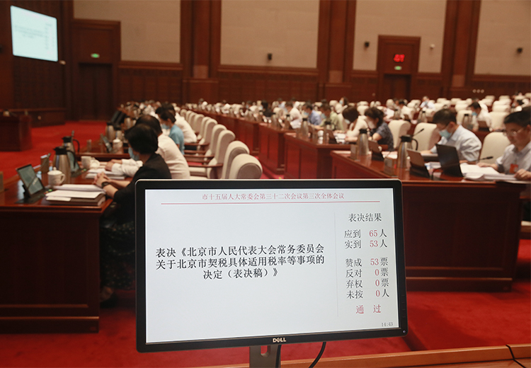 表决现场