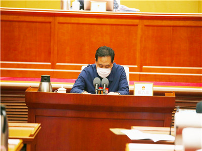 听取市人大常委会关于2020年代表建议办理工作的意见
