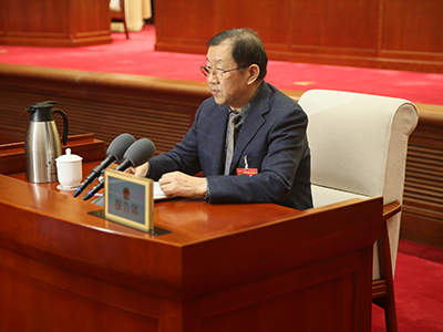 听取市人大财政经济委员会关于2019年度企业国有资产(不含金融企业)管理情况的专项报告的意见和建议
