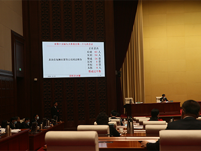 决定人事任免事项