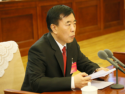 市人民法院就提请的任免议案作说明