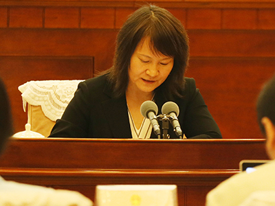 听取市人大法制委员会关于《北京市非机动车管理条例(草案二次审议稿)》修改情况的报告